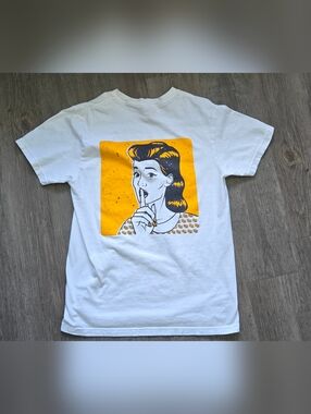 Silent Knight Graphic White T-Shirt